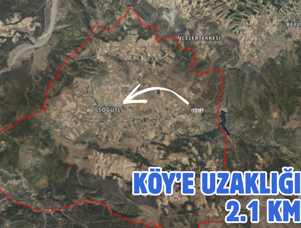DENİZLİ ÇARDAK SÖĞÜT 2.743 M² TARLAMIZ SATILIKTIR - DENİZLİ ÇARDAK fotoğraf 2